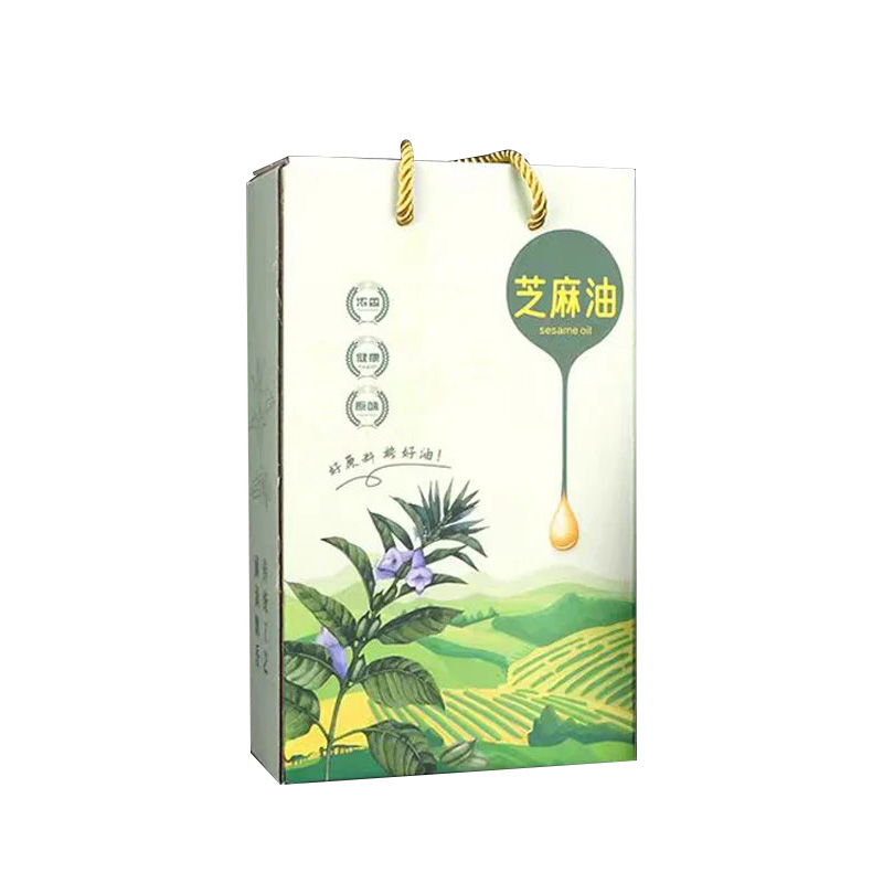 核桃油花生油菜籽油包装盒